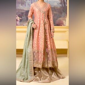 Maria B Pakistani dress size M. Worn once. Like new condition. Beautiful dress!